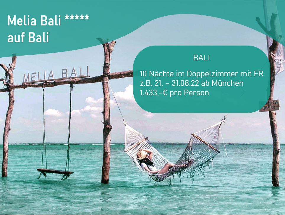 Angebot Bali Reisebüro Schrettl Reutte