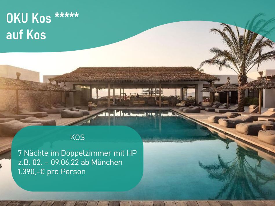 OKU Kos Angebot Reisebüro Schrettl in Reutte